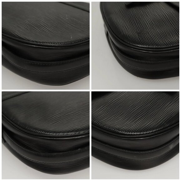 LOUIS VUITTON Epi Jeune Fille MM Shoulder Bag Black M52152 LV Auth ep8347 - Picture 15 of 16